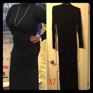 Black long sleeve dress